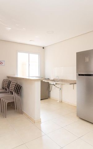 Apartamento à venda com 38m², 2 quartos e sem vagaÁrea comum - Salão de festas