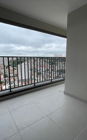 Apartamento à venda com 45m², 1 quarto e 1 vaga Apartamento à venda com 45m², 1 quarto e 1 vagaVaranda