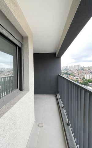Apartamento à venda com 45m², 1 quarto e 1 vaga Apartamento à venda com 45m², 1 quarto e 1 vagaVaranda