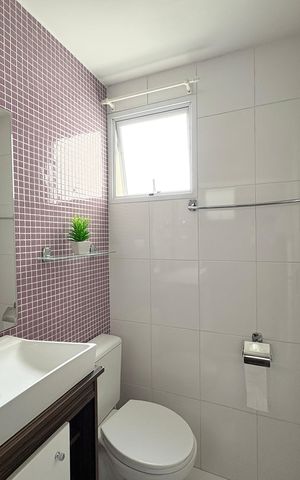 Apartamento à venda com 47m², 2 quartos e 1 vaga Apartamento à venda com 47m², 2 quartos e 1 vagaBanheiro