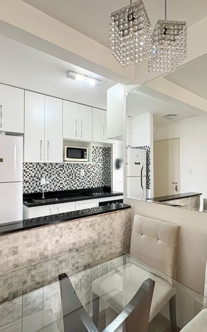 Apartamento à venda com 47m², 2 quartos e 1 vaga Apartamento à venda com 47m², 2 quartos e 1 vagaSala de Jantar