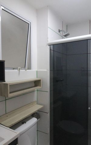 Apartamento para alugar com 46m², 2 quartos e 1 vagaBanheiro
