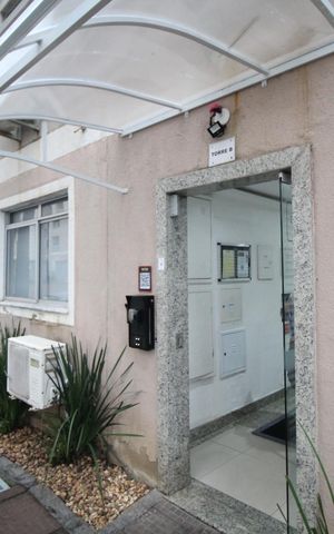 Apartamento à venda com 48m², 2 quartos e 1 vagaFachada do bloco