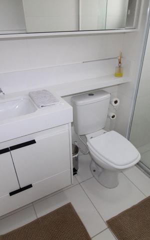 Apartamento para alugar com 54m², 2 quartos e 1 vagaBanheiro da Suíte 1