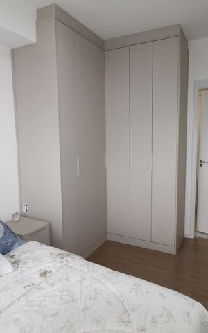 Apartamento para alugar com 56m², 1 quarto e 1 vagaSuíte