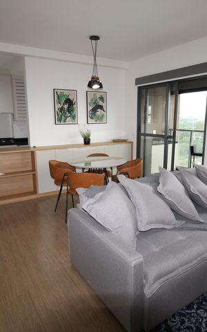 Apartamento para alugar com 56m², 1 quarto e 1 vagaSala