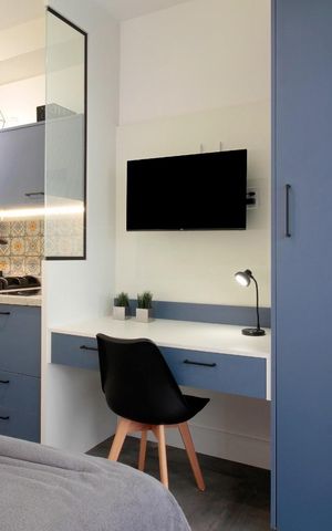 Studio à venda com 24m², 1 quarto e sem vagaSala /Quarto