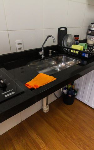 Apartamento à venda com 33m², 2 quartos e sem vaga Apartamento à venda com 33m², 2 quartos e sem vagaSala/Cozinha