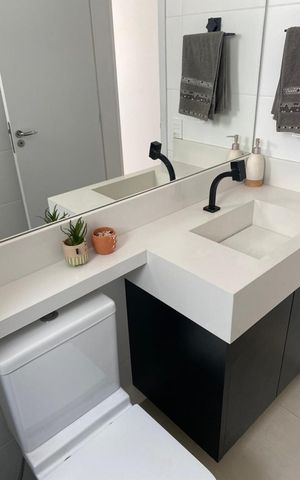 Apartamento para alugar com 56m², 2 quartos e 1 vaga Apartamento para alugar com 56m², 2 quartos e 1 vagaBanheiro