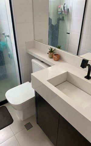 Apartamento para alugar com 56m², 2 quartos e 1 vaga Apartamento para alugar com 56m², 2 quartos e 1 vagaBanheiro