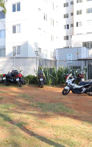 Apartamento para alugar com 41m², 1 quarto e sem vagaFachada do condomínio -Placa GRANDE instalada na fachada do condomínio, dia 18.08.2026 - Código da placa: SWRM-1586