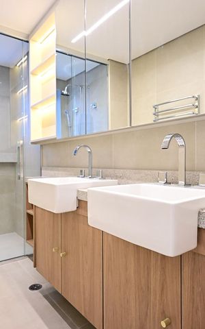 Apartamento à venda com 186m², 3 quartos e 3 vagasBanheiro da Suíte  3