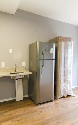 Studio à venda com 20m², 1 quarto e sem vaga Studio à venda com 20m², 1 quarto e sem vagaÁrea comum - Salão de festas