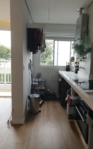 Apartamento à venda com 37m², 2 quartos e sem vagaCozinha e Área de Serviço
