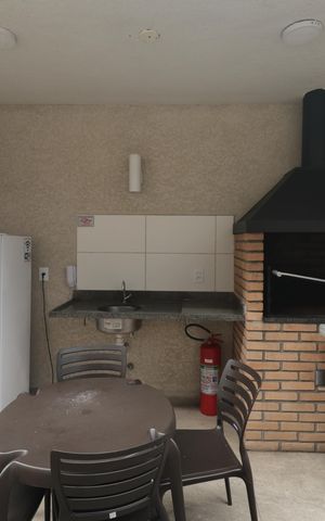 Apartamento à venda com 37m², 2 quartos e sem vagaÁrea comum - Churrasqueira