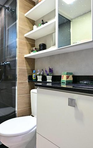 Apartamento à venda com 75m², 2 quartos e 2 vagasBanheiro Suíte
