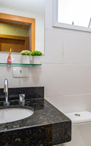 Apartamento à venda com 54m², 2 quartos e 1 vaga Apartamento à venda com 54m², 2 quartos e 1 vagaBanheiro 2