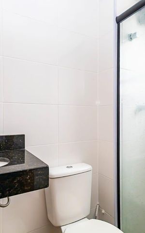Apartamento à venda com 54m², 2 quartos e 1 vaga Apartamento à venda com 54m², 2 quartos e 1 vagaBanheiro da Suíte