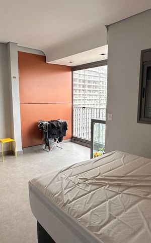 Studio à venda com 28m², 1 quarto e sem vaga