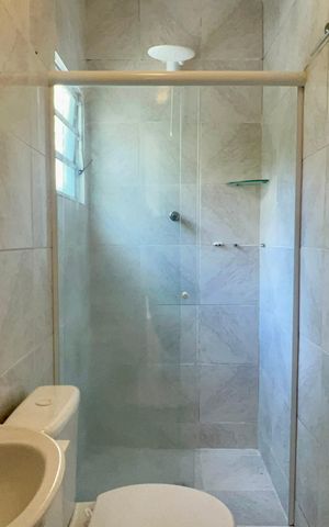 Casa à venda com 116m², 3 quartos e 1 vaga Casa à venda com 116m², 3 quartos e 1 vagaBanheiro da Suíte