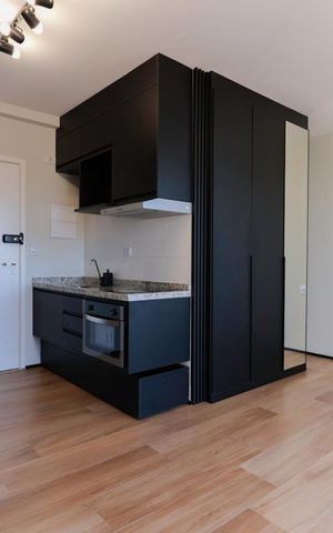 Studio para alugar com 25m², 1 quarto e sem vaga Studio para alugar com 25m², 1 quarto e sem vagaSala/Quarto