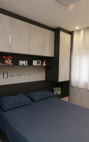 Apartamento à venda com 38m², 2 quartos e 1 vagaQuarto 2