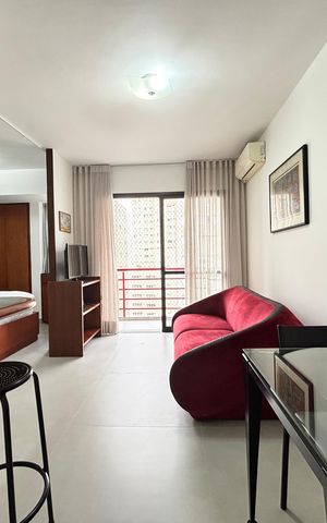 Apartamento para alugar com 32m², 1 quarto e 1 vaga Apartamento para alugar com 32m², 1 quarto e 1 vagaSala
