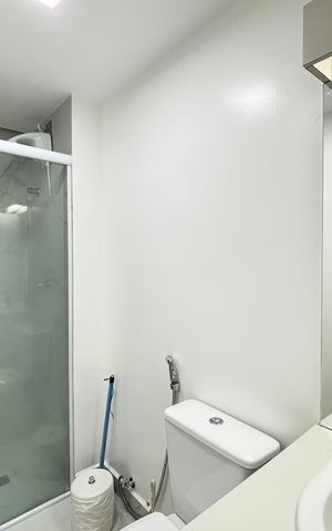 Apartamento para alugar com 32m², 1 quarto e 1 vaga Apartamento para alugar com 32m², 1 quarto e 1 vagaBanheiro