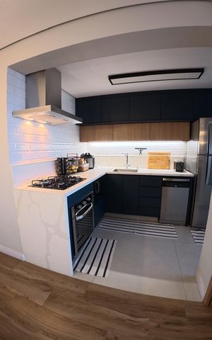 Apartamento à venda com 87m², 2 quartos e 2 vagas Apartamento à venda com 87m², 2 quartos e 2 vagasCozinha