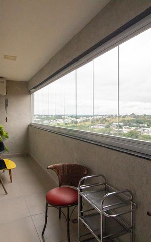 Apartamento para alugar com 56m², 1 quarto e 2 vagas Apartamento para alugar com 56m², 1 quarto e 2 vagasVaranda da Sala