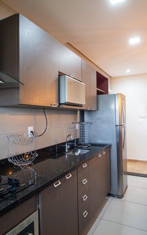 Apartamento para alugar com 56m², 1 quarto e 2 vagas Apartamento para alugar com 56m², 1 quarto e 2 vagasCozinha