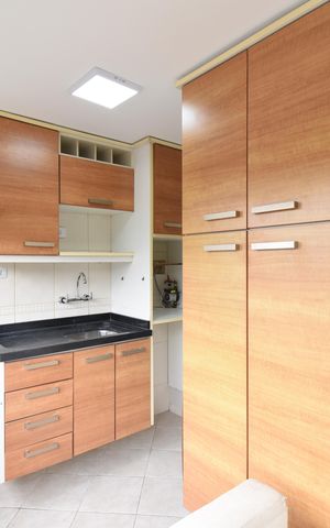 Apartamento para alugar com 89m², 1 quarto e 1 vagaSala/Cozinha