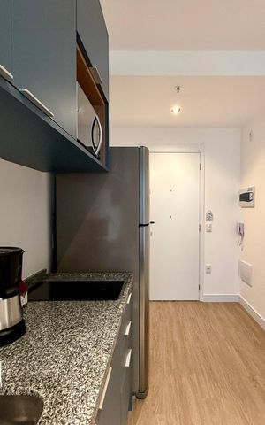 Studio para alugar com 25m², 1 quarto e sem vaga Studio para alugar com 25m², 1 quarto e sem vagaCozinha