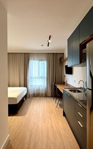 Studio para alugar com 25m², 1 quarto e sem vaga Studio para alugar com 25m², 1 quarto e sem vagaCozinha
