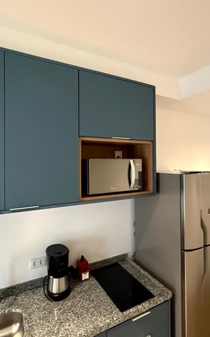 Studio para alugar com 25m², 1 quarto e sem vaga Studio para alugar com 25m², 1 quarto e sem vagaCozinha