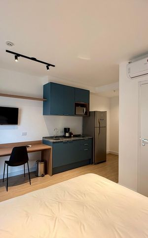 Studio para alugar com 25m², 1 quarto e sem vaga Studio para alugar com 25m², 1 quarto e sem vagaQuarto