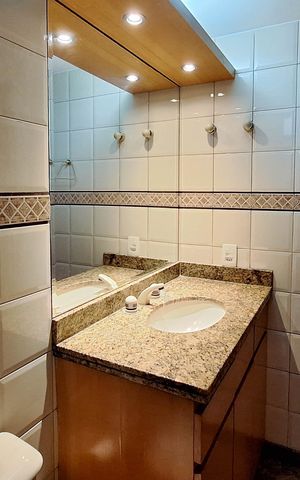 Apartamento à venda com 186m², 4 quartos e 2 vagasBanheiro Social