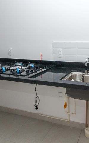 Apartamento para alugar com 34m², 2 quartos e sem vaga Apartamento para alugar com 34m², 2 quartos e sem vagaCozinha