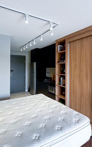Studio para alugar com 28m², 1 quarto e sem vaga