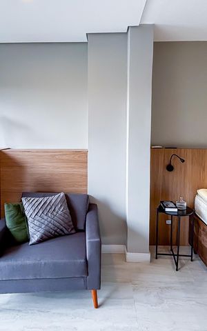 Studio para alugar com 28m², 1 quarto e sem vaga