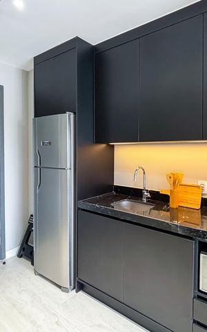 Studio para alugar com 28m², 1 quarto e sem vaga