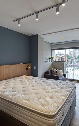 Studio para alugar com 28m², 1 quarto e sem vaga