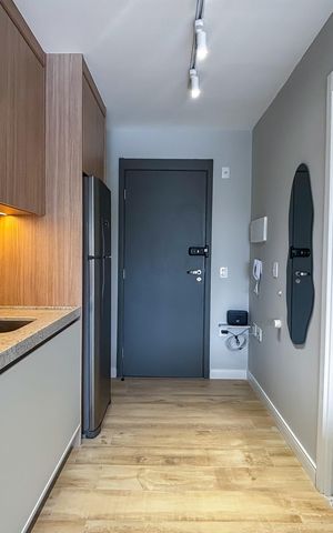 Studio para alugar com 28m², 1 quarto e sem vaga