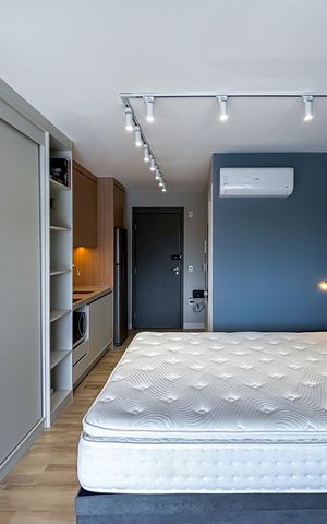 Studio para alugar com 28m², 1 quarto e sem vaga