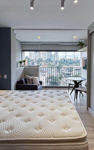 Studio para alugar com 28m², 1 quarto e sem vaga
