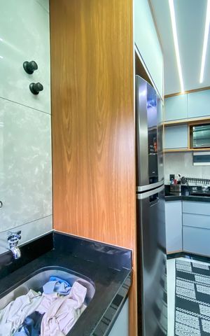 Apartamento à venda com 47m², 2 quartos e 1 vaga Apartamento à venda com 47m², 2 quartos e 1 vagaÁrea de Serviço