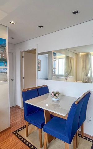 Apartamento à venda com 45m², 2 quartos e 1 vaga Apartamento à venda com 45m², 2 quartos e 1 vagaSala de Jantar