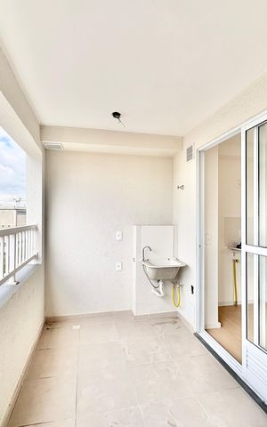Apartamento à venda com 35m², 1 quarto e sem vaga Apartamento à venda com 35m², 1 quarto e sem vagaVaranda 1/ Área de Serviço
