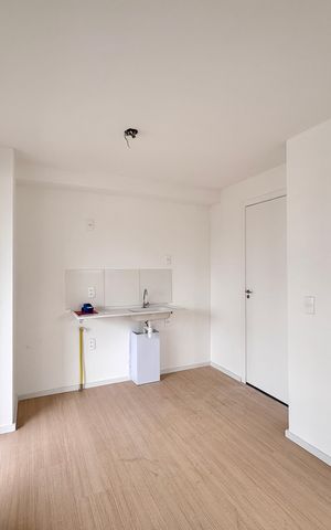 Apartamento à venda com 35m², 1 quarto e sem vaga Apartamento à venda com 35m², 1 quarto e sem vagaSala/ Cozinha