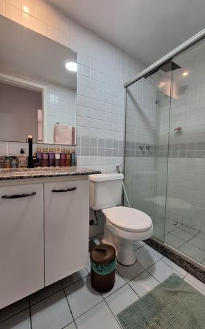Apartamento à venda com 90m², 2 quartos e sem vaga Apartamento à venda com 90m², 2 quartos e sem vagaBanheiro Social